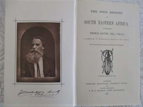 RHODESIANA - THE GOLD REGIONS OF SOUTH EASTERN AFRICA - THOMAS BAINES
