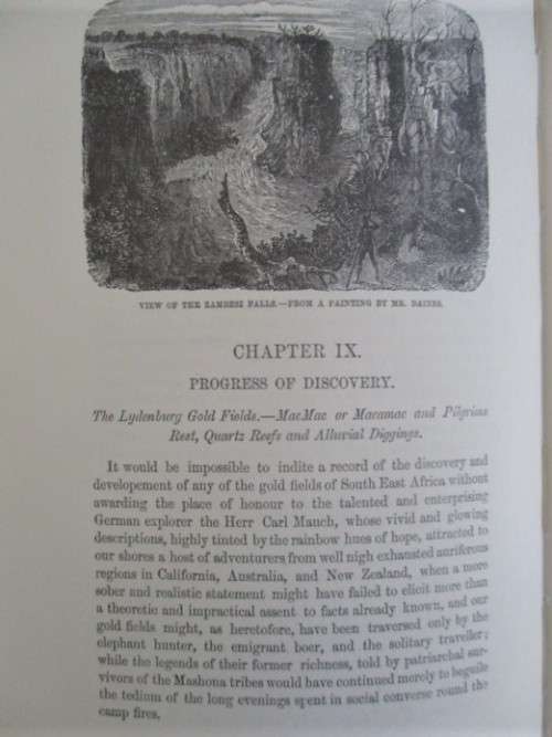 RHODESIANA - THE GOLD REGIONS OF SOUTH EASTERN AFRICA - THOMAS BAINES