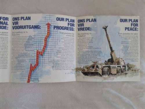 POLITICAL HISTORY - 6 MAY 1987 BOOKLET AND RECORD - ENGLISH AND AFRIKAANS - WHY YOU SHOULD VOTE NP