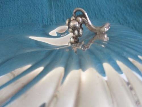 Relisted - Large Reed & Barton 209 silver plated footed scallop shell dish