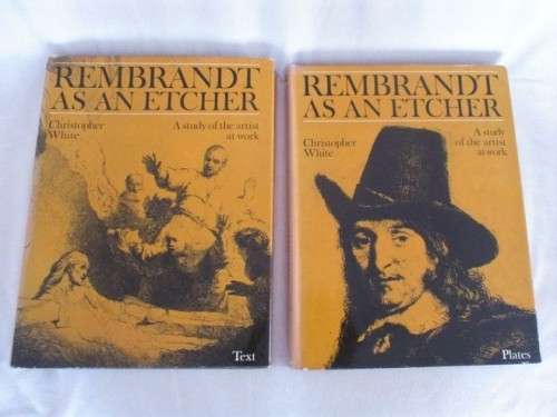1969 - REMBRANDT AS AN ETCHER  - COMPLETE SET OF TWO VOLUMES - HARD COVERS WITH DUST COVERS