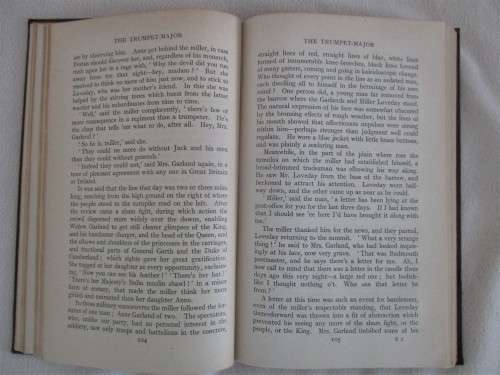 1928 HARD COVER - THOMAS HARDY - THE TRUMPET MAJOR JOHN LOVEDAY A SOLDIER IN THE WAR WITH BUONAPARTE