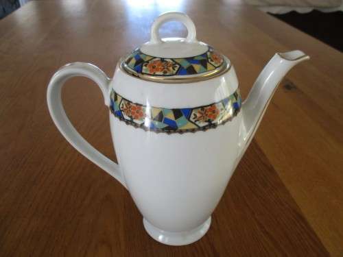 MORNING COFFEE FOR TWO - VINTAGE ART DECOR EPIAG SET - CZECHOSLOVAKIA
