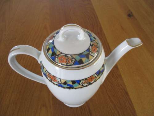MORNING COFFEE FOR TWO - VINTAGE ART DECOR EPIAG SET - CZECHOSLOVAKIA