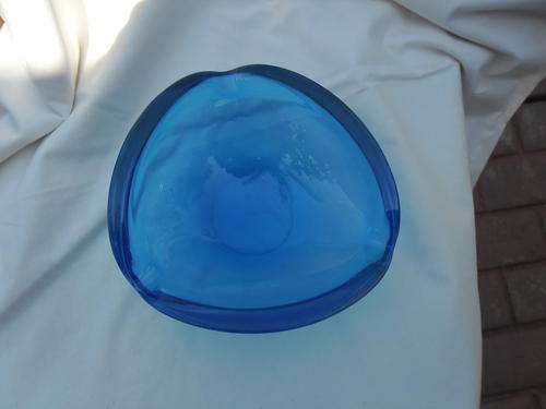 Lovely Blue Murano Ashtray