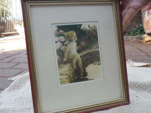 Beautiful Vintage  Bessie Pease Gutmann Print - The Butterfly