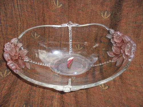 STUNNING Original Walther Glas Lead Crystal Bowl
