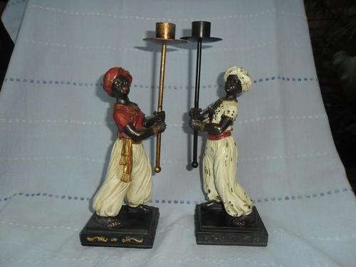 TWO VERY DIFFERENT AND STUNNING CANDLESTICKS