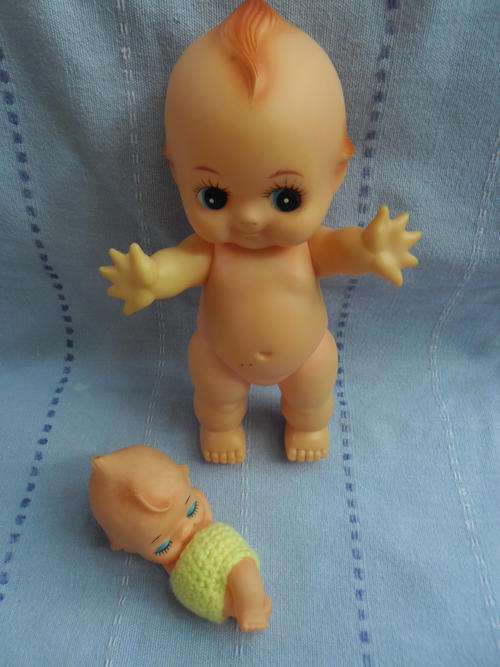 TWO VERY SWEET VINTAGE KEWPIE DOLLS