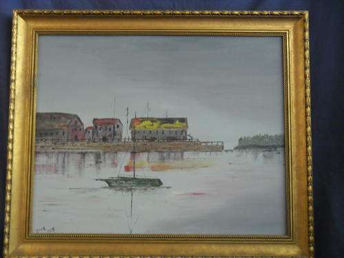 STUNNING LARGE ORIGINAL OIL ON BOARD SIGNED BY ARTIST