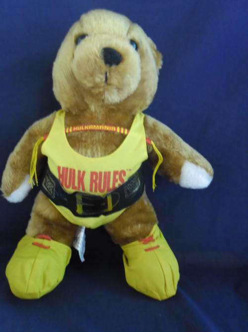 FOR THE WRESTLING FANS!! A LOVELY HULK HOGAN WF BEAR!!