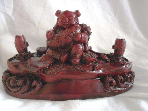 EXQUISITE VINTAGE ORIENTAL INCENSE HOLDER STILL WITH ORIGINAL BOX!!