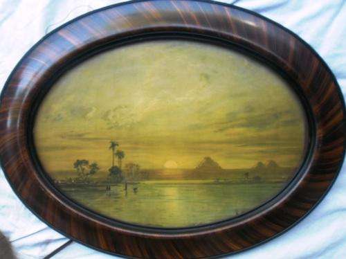VINTAGE PRINT IN VINTAGE FRAME!!