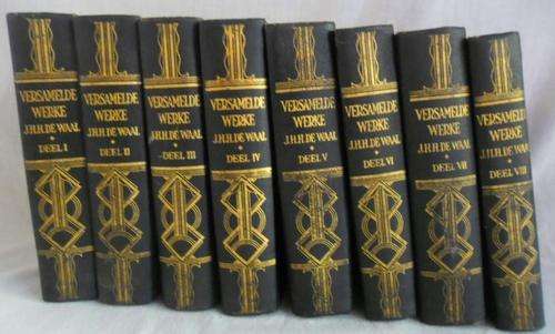 1939 VERSAMELDE WERKE J.H.H. DE WAAL - AL AGT DELE!! 'N BELANGRIKE DEEL VAN ONS ERFENIS!