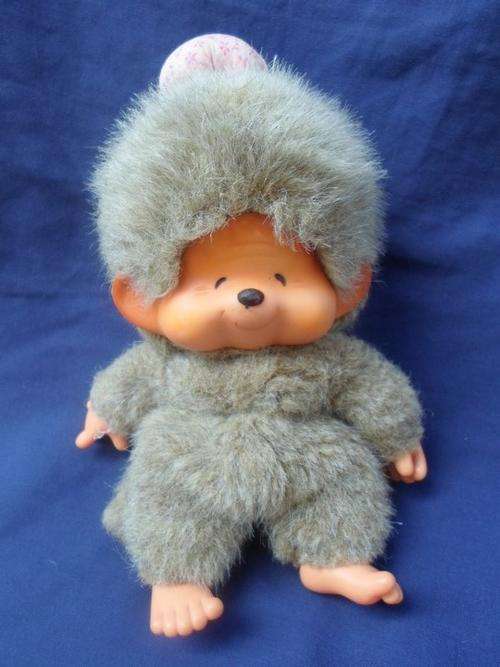 VERY RARE 1974 SEKIGUCHI GRANDMA MONCHHICHI  MONKEY  (FUTAGO NO MONCHHICHI)