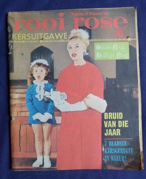 ROOI ROSE KERSUITGAWE 1965!!  AMPER 50 JAAR OUD!!!