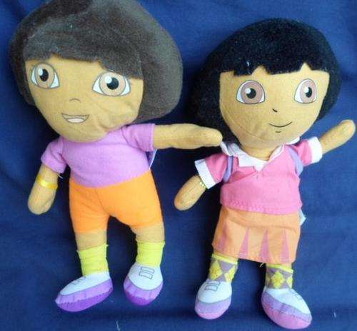 AND TWO LITTLE "DORA THE EXPLORERE" DOLLIES FOR ONE PRICE!!