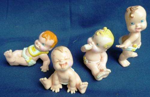 FOUR CUTE TINY LITTLE MAGIC DIAPER BABIES FOR ONE PRICE