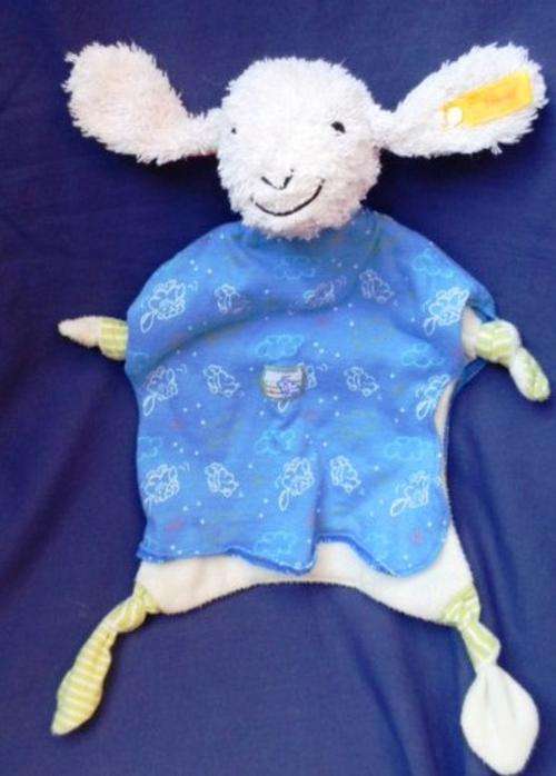 AHHH ... SO SPECIAL FOR BABY OR FOR YOUR SPECIAL STEIFF TEDDY... A STEIFF SECURITY BLANKIE