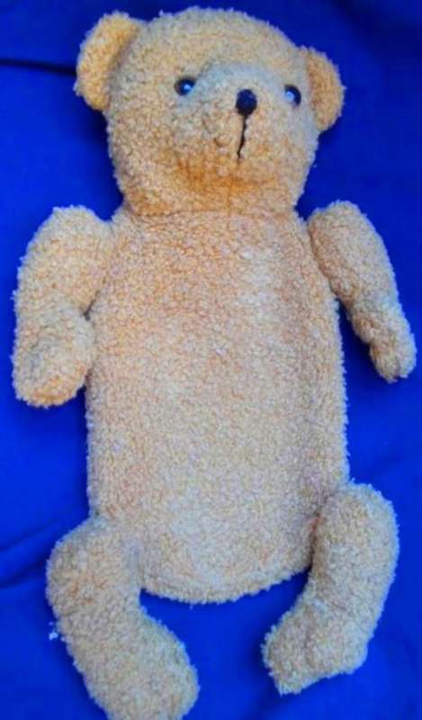WINTER'S HERE - A CUTE TEDDY BEAR HOT WATER BOTTLE TO PUT IN YOUR BED AND KEEP YOU WARM