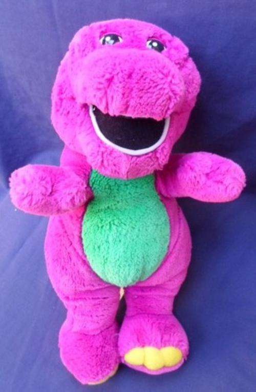 A LARGE ADORABLE BARNEY