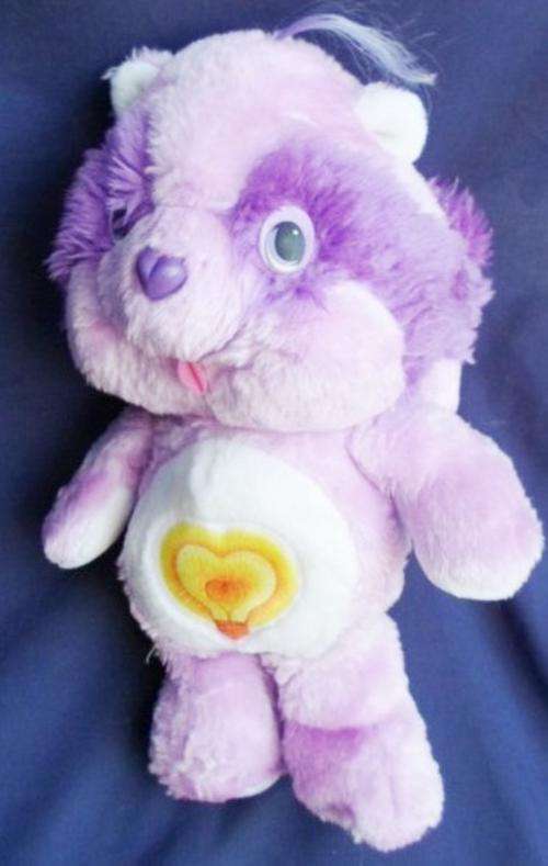 BEAUTIFUL LARGE CARE BEAR COUSIN -'BRIGHT HEART RACCOON'!!