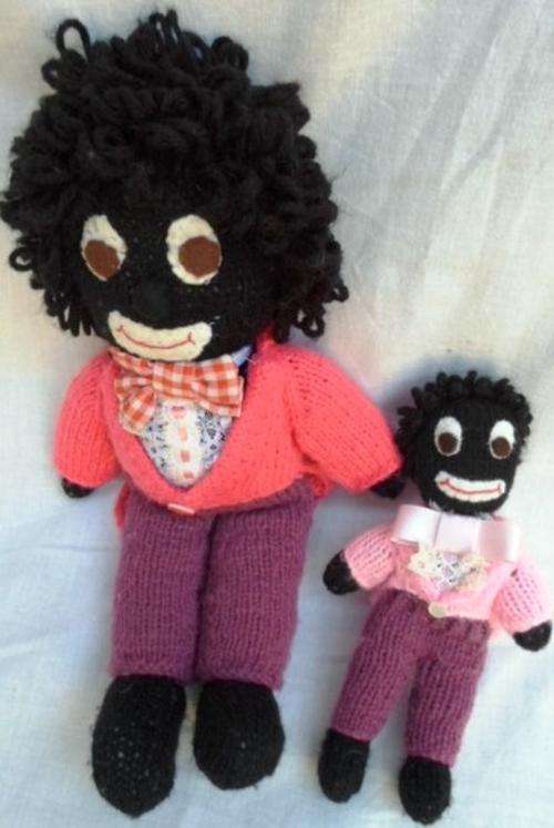 TWO VINTAGE LITTLE GOLLYWOGS!!