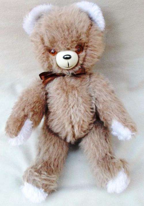 CUTE 40CM TALL FULLY JOINTED BEAR WITH RUBBER NOSE!!