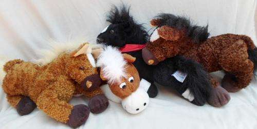 FOUR LOVELY LARGE SOFT PONIES IN GREAT CONDITION FOR CRAZY R1 START!!