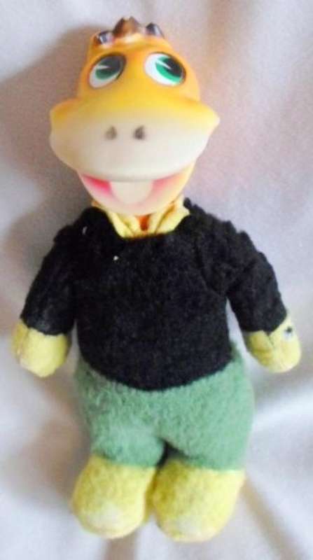 SO SPECIAL A VINTAGE 1962 KNICKERBOCKER HANNA BARBERA RUBBER-FACED 'DINO' FROM THE FLINTSTONES!!