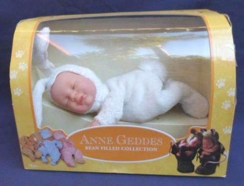 CUTE ANNE GEDDES BUNNY RABBIT DOLL WITH BOX!!