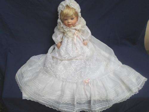 COLLECTABLE  'BOOTS TYLER SUGAR BRITCHES' DOLL IN EXQUISITE CHRISTENING DRESS!!