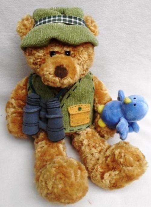 COLLECTABLE GUND BEAR - 'BART' THE BIRDWATCHER!!