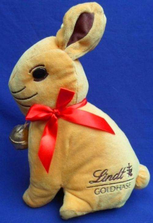 A LOVELY WAY TO 'GIFT WRAP' THOSE SPECIAL LINDT CHOCOLATES - A LARGE LINDT BUNNY!!