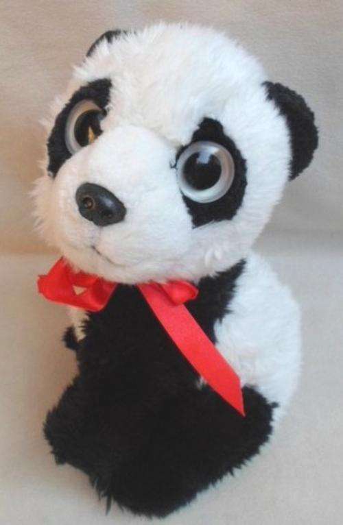 A VERY CUTE WIDE-EYED PANDA WITH HARD PLASTIC NOSE!!