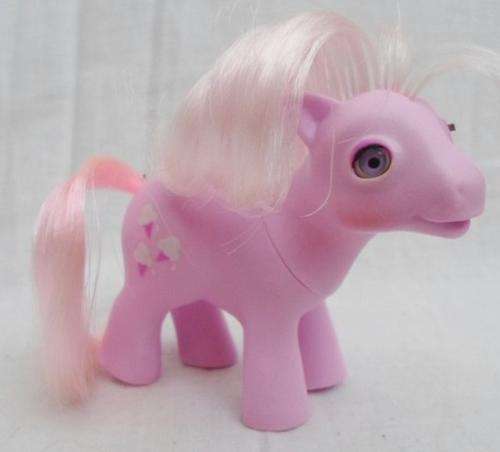 WOW A RARE FIND!! A G1 YEAR 4 BEDDY-BYE-EYE (OPEN & CLOSE) BABY MY LITTLE PONY - LICKETY SPLIT!!