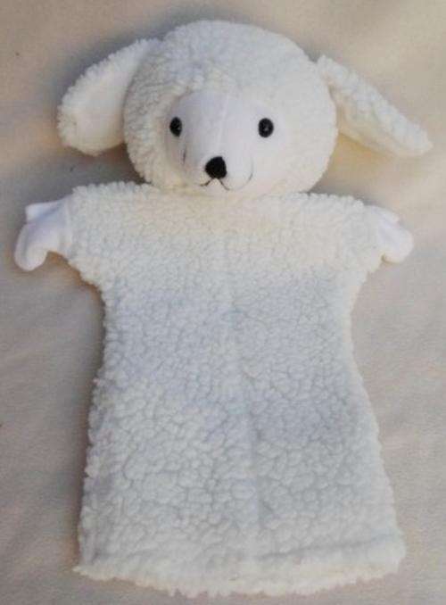 CUTE WOOLLY LAMB  HAND PUPPET!!