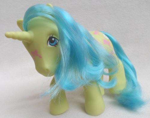 VERY RARE HASBRO G1 'TWICE AS FANCY'  MY LITTLE PONY - BUTTONS - MADE IN HONG KONG PAT PEND!!