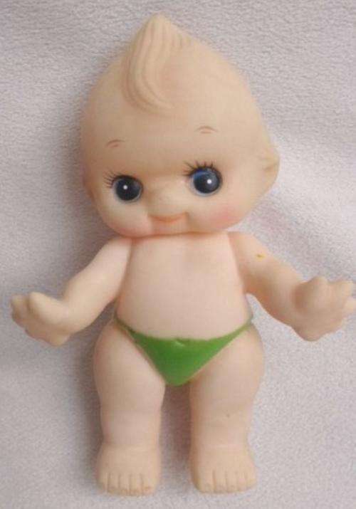 CUTE VINTAGE RUBBER KEWPIE SQUEAKY TOY!!