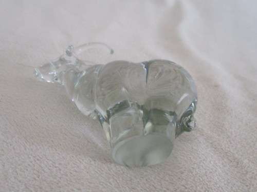 NGWENYA GLASS SABLE ANTELOPE - GREAT CONDITION - JUST DIFFICULT TO PHOTOGRAPH