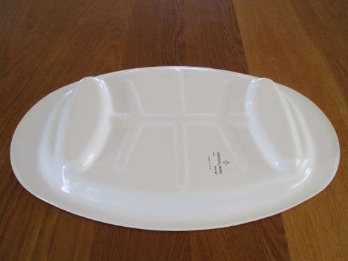 SUPER RARE - LARGE CORNING WARE ROASTING PAN/PLATTER IN PERFECT CONDITION - BLUE CORNFLOWER DESIGN