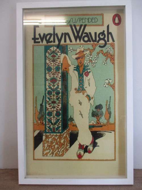 ART NOUVEAU HAND COLOURED POSTER OF PENGUIN BOOK COVER (DESIGNED BY BENTLEY, FARRELL & BURNETT)