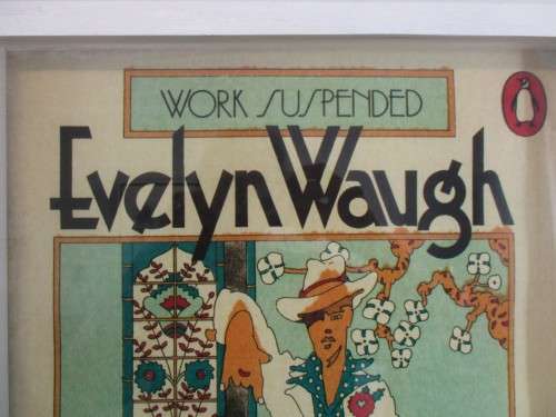 ART NOUVEAU HAND COLOURED POSTER OF PENGUIN BOOK COVER (DESIGNED BY BENTLEY, FARRELL & BURNETT)