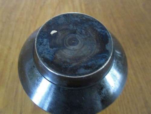 A VINTAGE METAL AND BRASS OPIUM PIPE FROM INDIA