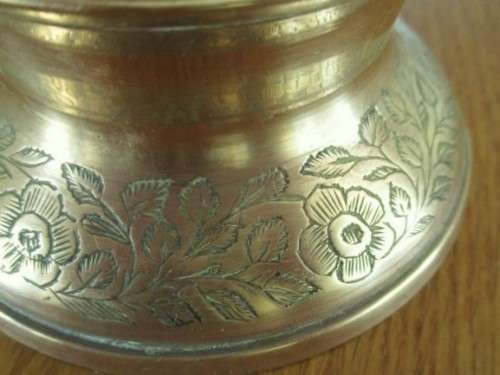 VINTAGE BRASS ELEPHANT/TEMPLE CLAW BELL WITH
