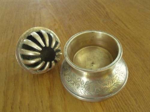 VINTAGE BRASS ELEPHANT/TEMPLE CLAW BELL WITH