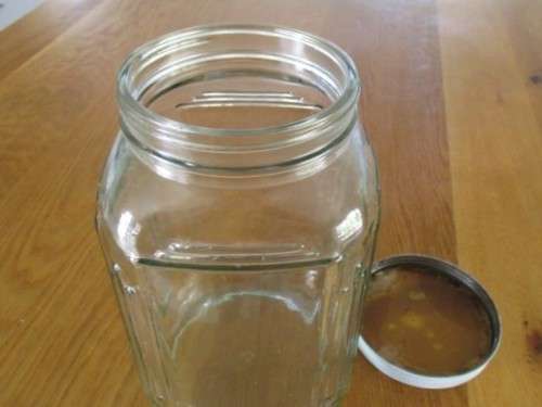 WONDERFUL LARGE OLD CORNER CAFE SWEETS/CANDY JAR WITH METAL LID - GREAT CONDITION