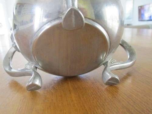 STRIKING THREE-ARMED CANDELABRA CUM VASE/BON-BON DISH