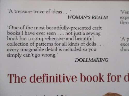 THE DOLLS` DRESSMAKER THE COMPLETE PATTERN BOOK - VENUS A. DODGE