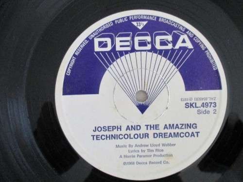 VINYL LP - JOSEPH AND THE AMAZING TECHNICOLOR DREAMCOAT